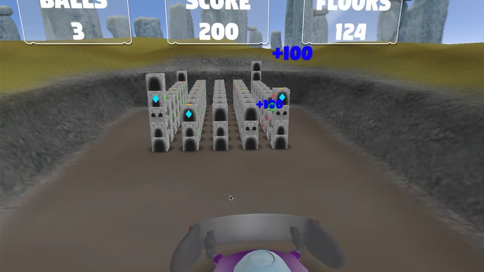 Worlds Demolisher WebXR arcade game